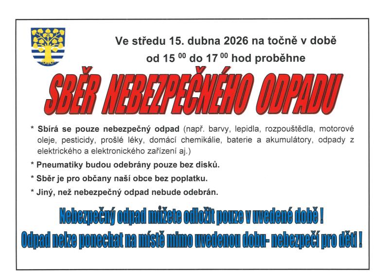 Sběr nebezpečného odpadu